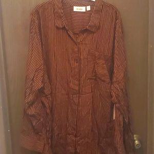 Relaxed fit 4x button down